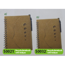 Recycle Notebook with Ballpen